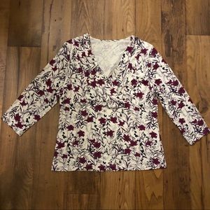 Croft & Barrow Floral Top